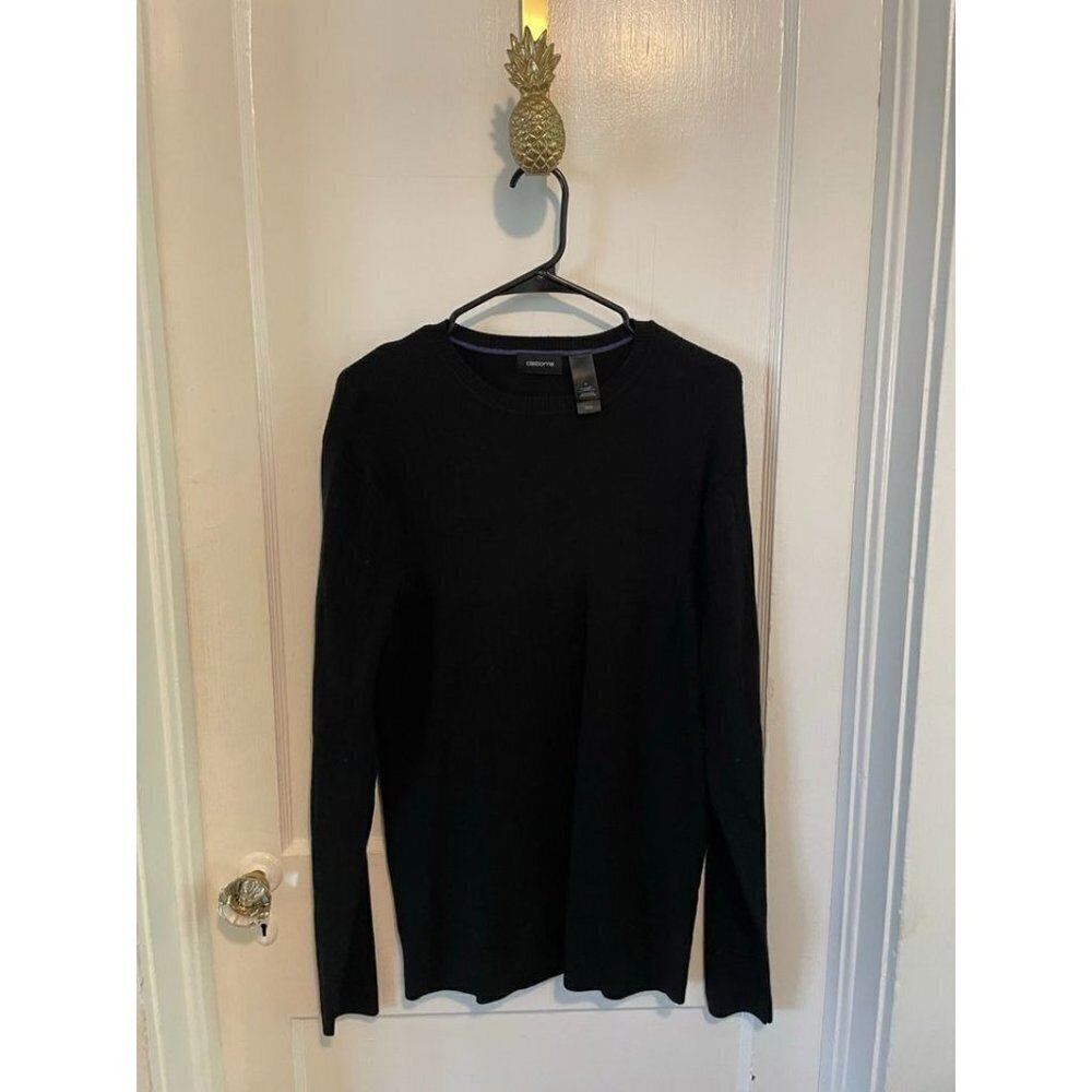 Claiborne Men's size Medium Black Long Sleeve Shirt